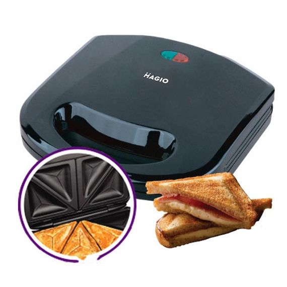 Мультимейкер для бутербродов MAGIO MG-360N 700 Вт, Бутербродница профессиональная VU-86 | Зображення 2