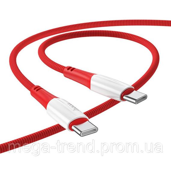 Кабель Hoco Type-C to Type-C Ferry charging data cable X70 |1m, 60W, 3A| | Зображення 4