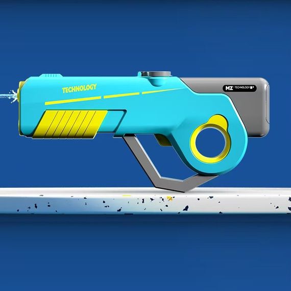 Водяний акумуляторний автомат Water Gun 8002C (600ml) with lithium battery Blue / Yellow | Зображення 4