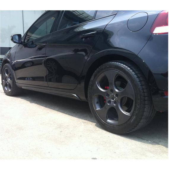 Бокові пороги (для GTI HB 2010-2013, Карбон) для Volkswagen Golf 6 рр | Зображення 2