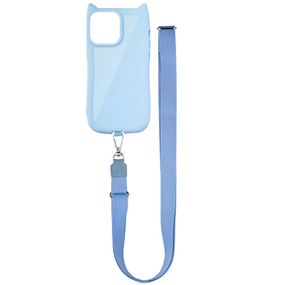 Чохол TPU GETMAN Cat with straps для Apple iPhone 14 Pro Max (6.7") Blue