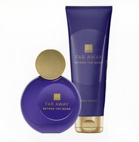 Парфюмерно-косметический набор 2-в-1 Avon Far Away Beyond The Moon для Нее: Духи 50 мл + Лосьон 125 мл