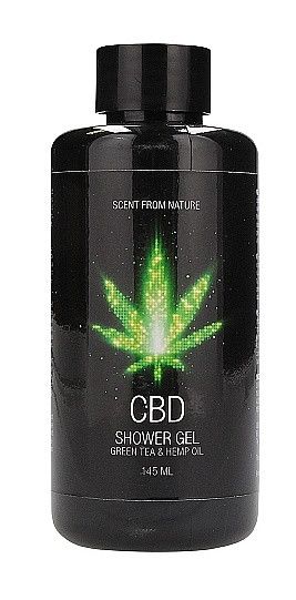 Набор для ванны и душа CBD Luxe Gift set - GREEN TEA & HEMP OIL ( 4 предмета ) Sex Aura | Зображення 1