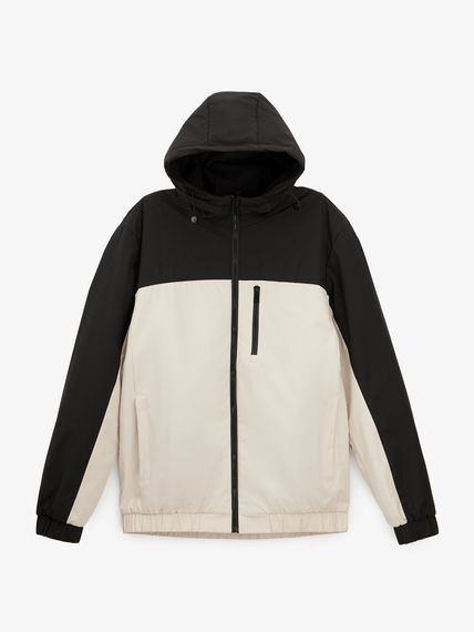 Куртка однотонна чоловіча GENUA G01210-0015 XL Чорно-бежевий shop (2000999396984)