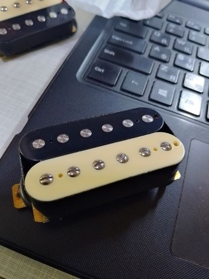 Пара хамбакери датчики відкриті ЗЕБРА slash для електрогітари Gibson Ibanes Shur LTD ESP Cort Music Man | Зображення 7