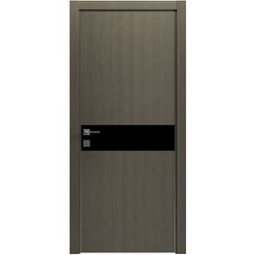 Двері міжкімнатні Rodos MODERN Flat 2 Сірий дуб
