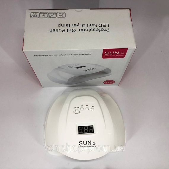 Лампа маникюрная для домашнего использования 54w, УФ-лампы для маникюра, Сушилка обычного ногтей IK-71 | Зображення 7