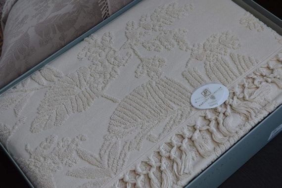 Махровое покрывало Pupilla 220 х 240 см Fruit  Pudra | Зображення 2