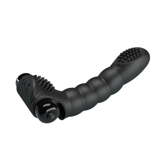 Насадка на палець - Pretty Love Alexander Finger Vibrator Black Sex Aura | Зображення 6