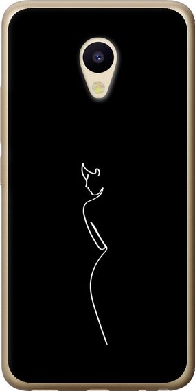 Чехол на Meizu M5 Силуэт1 "4590u-420-17620"