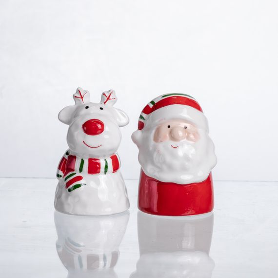 Набір для спецій з порцеляни New Year 2 баночки по 100 мл CR-1-36