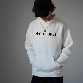 Худі з ДТФ на Флісі (оверсайз)