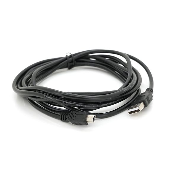 Кабель USB 2.0 (AM/Mini 5 pin) 3, 0 м, черный