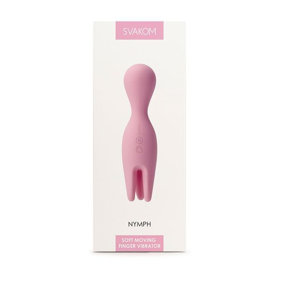 Подвійний вібратор для чутливих зон Svakom Nymph Pale Pink | Зображення 6