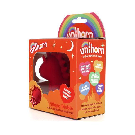Вибратор-единорожка Unihorn - Blaze Diablo, ласкающий язычок | Зображення 4