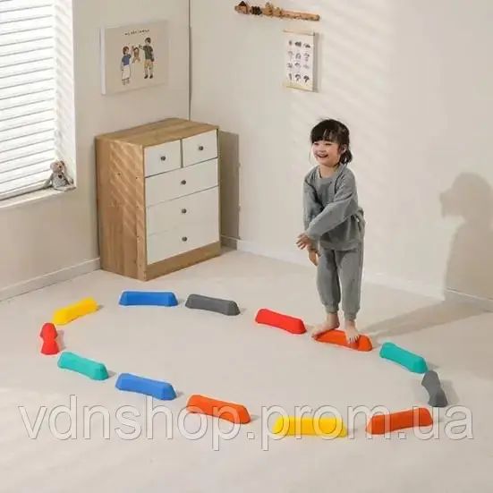 Балансировочная дорожка для детей / 6 мостов шагового баланса | Зображення 4