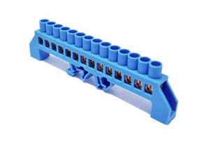 Універсальна Шина ізольована «N» на DIN-рейку ШЛУ8х12-16 синій Ny95502649