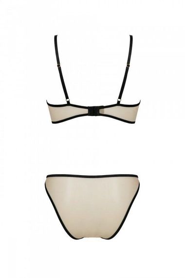 Комплект Passion LORINA SET, S/M, beige, бюстгальтер та трусики Sex Aura | Зображення 3