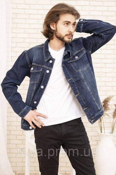 Джинсовая куртка мужская цвет синий размер S FA_001067