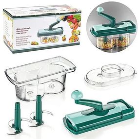 Овощерезка ручная мультислайсер Nicer Dicer Twist | Ручная кухонная овощерезка | Терка слайсер DJ-852 для овощей