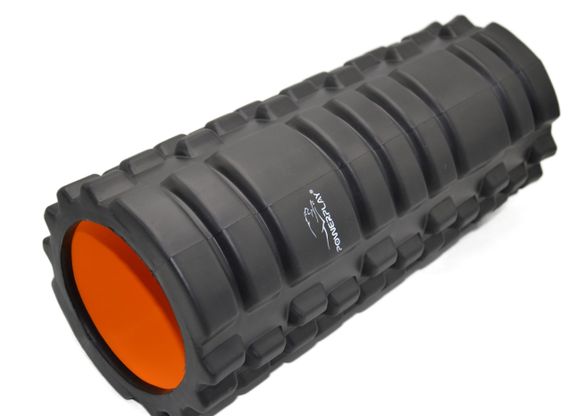 Масажний ролик (роллер) PowerPlay 4025 Massage Roller Чорно-помаранчевий (33x15см.) | Зображення 4