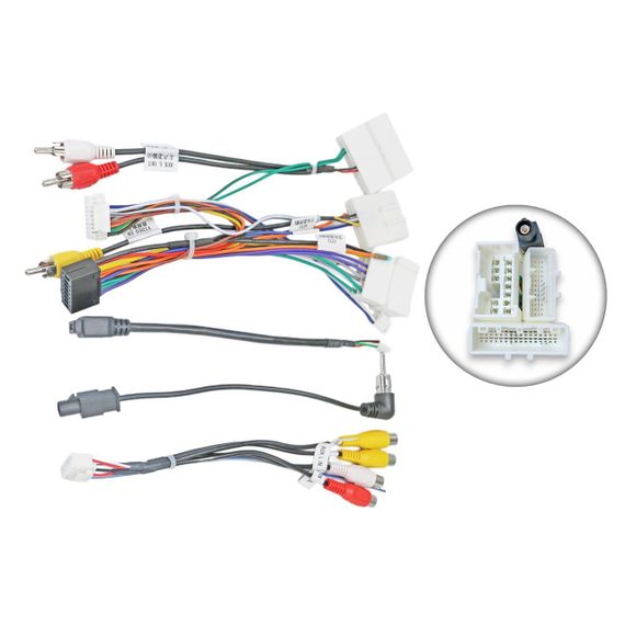 Перехідник живлення серії QIV з адаптером CAN-BUS для Renault QBR-W RN-4067A (дрот)