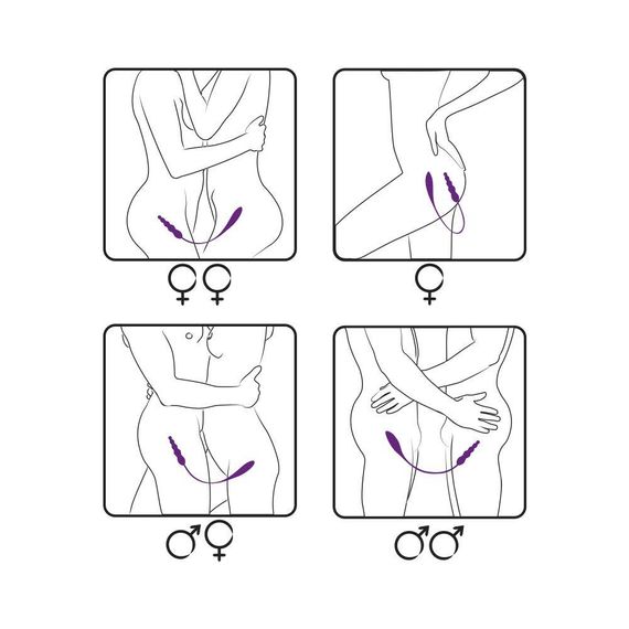 Вібратор двосторонній Adrien Lastic AD-2X з пультом LRS | Зображення 5