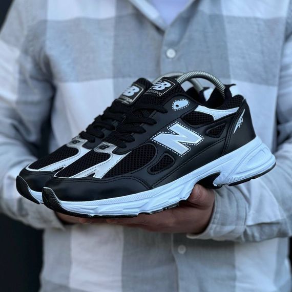 Кросівки New Balance весна/літо колір чорний, білий | Зображення 4