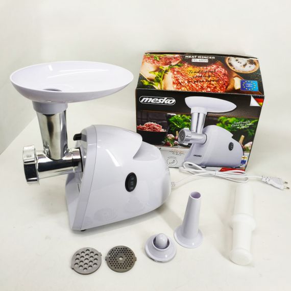 Мясорубка обычная Mesko MS 4809 1500Вт, Электромясорубки для дома для бара, Мощная домашняя мясорубка MO-51 | Зображення 1