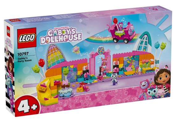 Конструктор LEGO Gabby's Dollhouse Святкова кімната Ґаббі (10797)