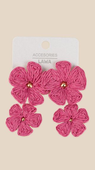 Сережки жіночі Квіти Color Pop LAWA WTJ02603 Рожевий shop (2000999550157) | Зображення 2