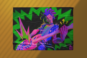 Плакат-постер з принтом Кавун Людина павук Павутиння Всесвіту Spider Man across the Spider Verse А1 ПЛ000799(A1)