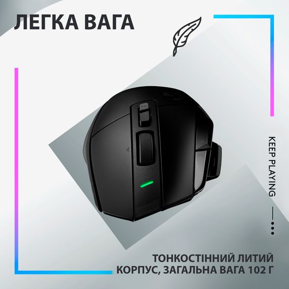 Мишка Logitech G502 X Lightspeed Wireless Black (910-006180) | Зображення 5