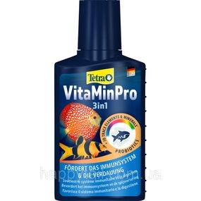 Вітамінізований кондиціонер для акваріума Tetra VitaMinPro 3in1 добавка з пробіотиками 100 мл
