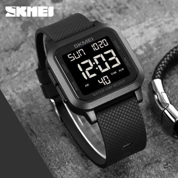 Чоловічий годинник Skmei 1894BKBK All Black | Зображення 3