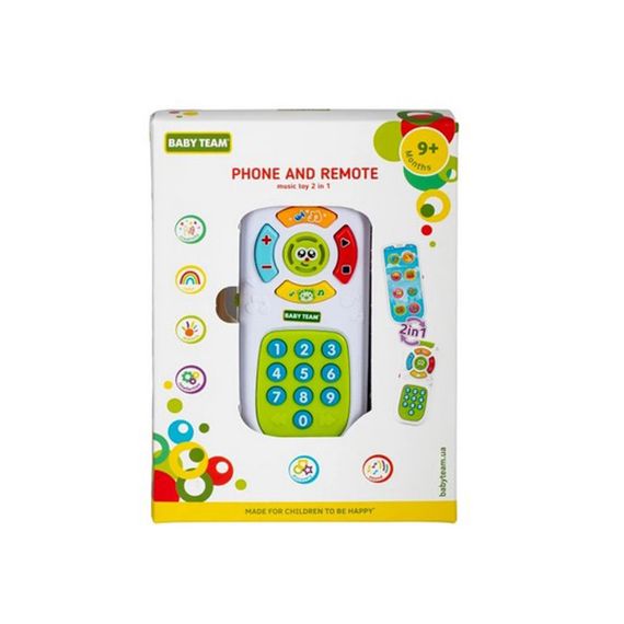 Дитяча музична іграшка 2 в 1 "Телефон та пульт" 8652 | Зображення 4