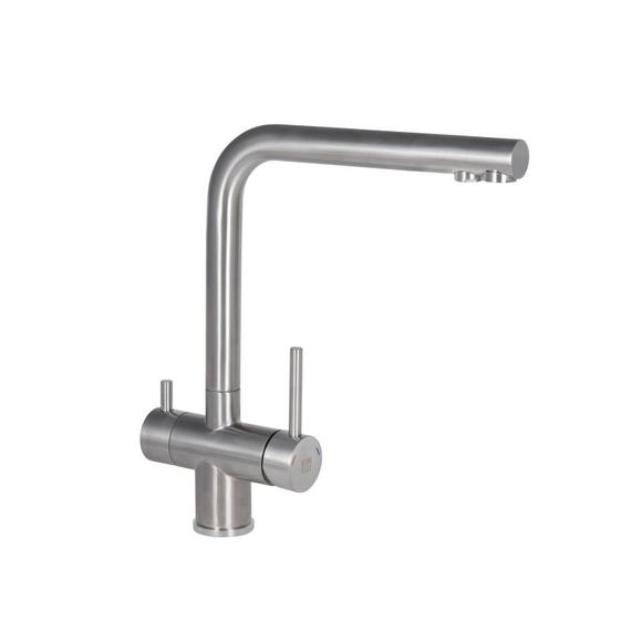 Змішувач для кухні Lidz Aria 24F-SFS, F-подібний з використанням фільтрованої води