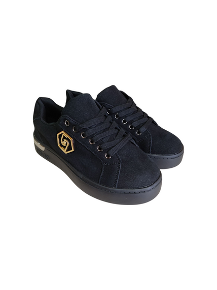 Жіночі кросівки Aelida, чорні, натуральна замша, розмір 37
