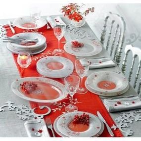 Сервиз столовый Luminarc Rosaces Grey E4717 19 предметов