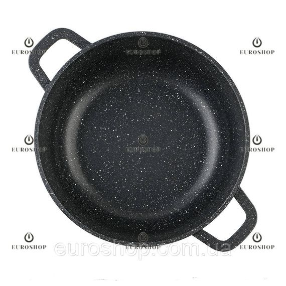 Казан каструля UNIQUE UN-5275 4,5 л, 24 см, мармурове покриття, індукційне дно, кришка | Зображення 2