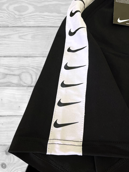 Чоловічі шорти Nike чорні (лампас) | Зображення 6