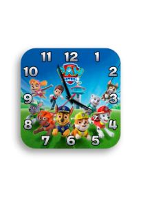 Годинник настінний Paw Patrol 4 квадратний