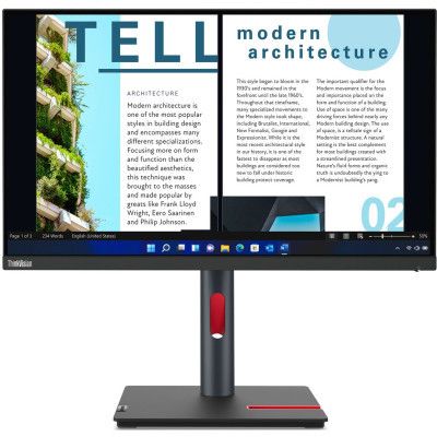 Монитор Lenovo P24q-30 (63B4GAT6UA) | Зображення 3