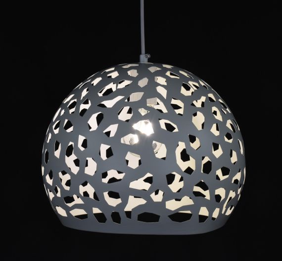 Люстра підвісна на 1 лампочку 27804 Білий 30-200х30х30 см. | Зображення 4