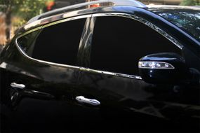Полная окантовка стекол (10 шт, нерж.) для Hyundai IX-35 2010-2015 гг