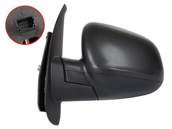 Mercedes Citan (від 2012-) ліве електричне зовнішнє чорне дзеркало в зборі з підігрівом без датчика t на 5 контактів, Мерседес | Зображення 1