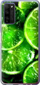 Чохол на Huawei Honor 30 Lite Зелені часточки лимона "852u-2074-2448"