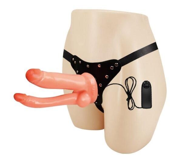 Женский анально-вагинальный страпон с вибрацией - Jessica, BW-022029 Sex Aura | Зображення 2