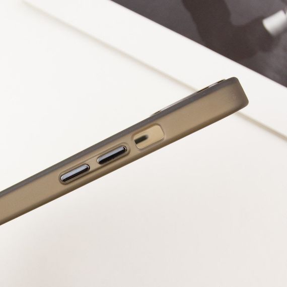 Чехол TPU+PC Lily with MagSafe для Apple iPhone 15 (6.1") Dark Gray | Зображення 6