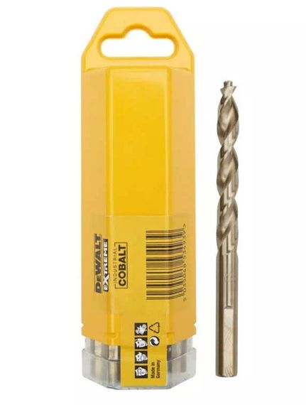 Свердло по металу DeWalt EXTREME INDUSTRIAL COBALT HSS-CO 7 мм 10 шт (DT4936)